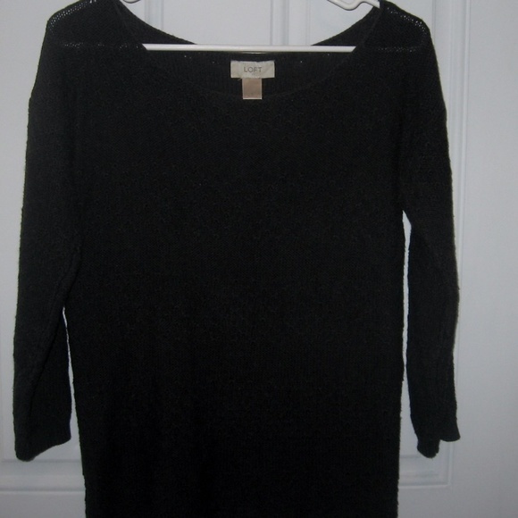 Ann Taylor LOFT Women's Small Charcoal‎ Sweater - Picture 3 of 5